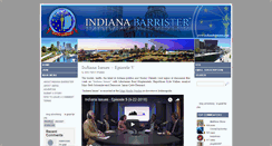 Desktop Screenshot of indianabarrister.com